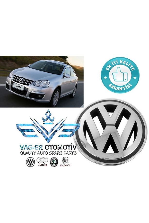 Jetta Mk5 150 Mm 2006-2011 Arası Ön Panjur Arması Amblem Logosu - 1