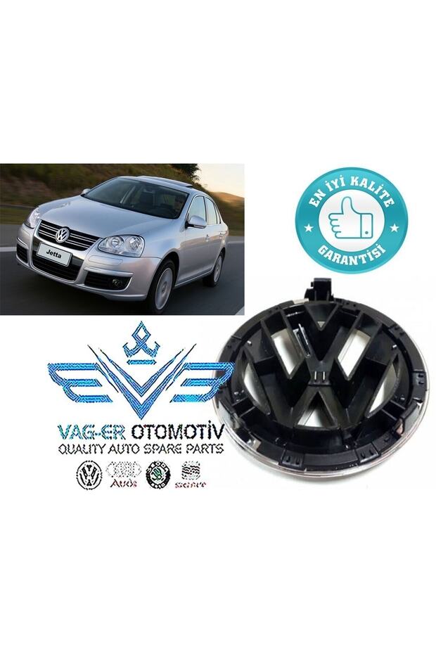 Jetta Mk5 150 Mm 2006-2011 Arası Ön Panjur Arması Amblem Logosu - 3