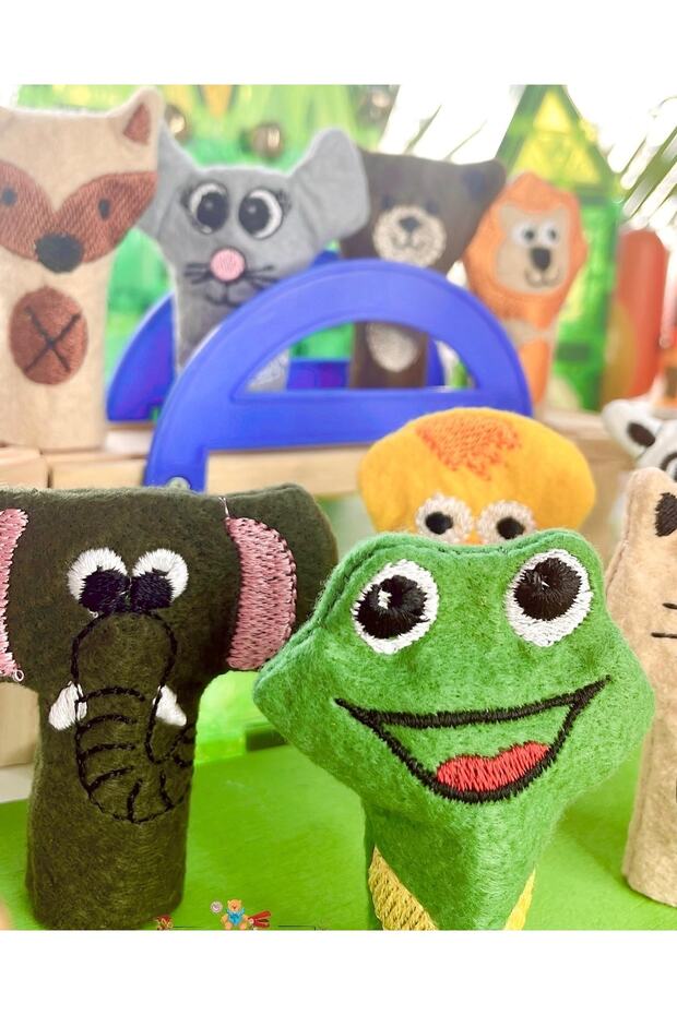 Parmak Kukla Hayvanlar 10 Lu Set - 3