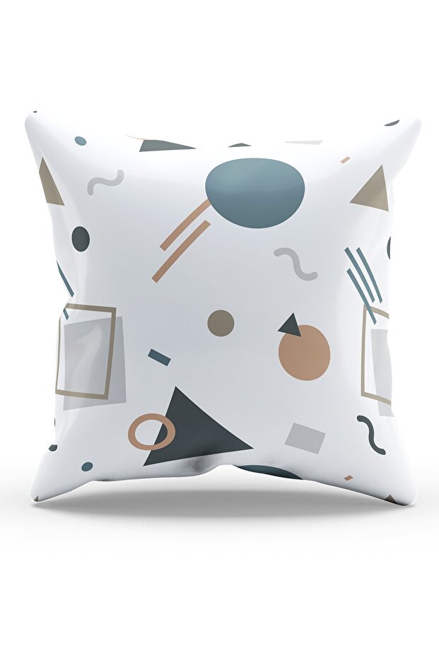 Double Sided Printed Sofas - 1 Patterned Suede Cushion Cover - 1