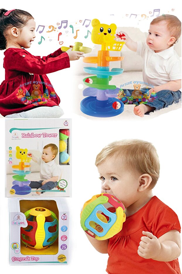 Toy Slide Ball Tower Rattle Ball Game
