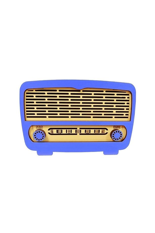 Rustik Ahşap Radyo Kumbara - 5