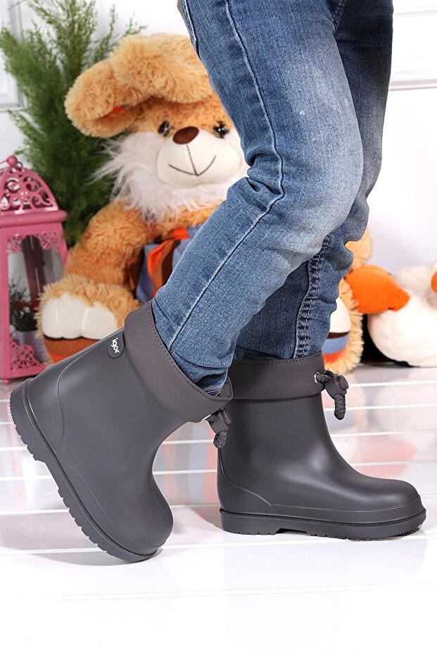 Bimbi Euri W10257 Gray Color Children's Rain Boots
