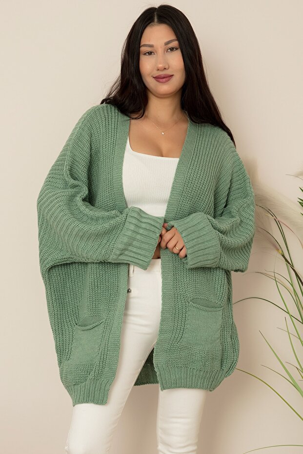 Kolu Manşet Triko Hırka Akr03 - 3