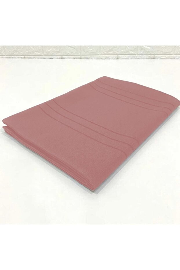 مفرش طاولة فردي مخطط كولبر 160x220 سم بودرة