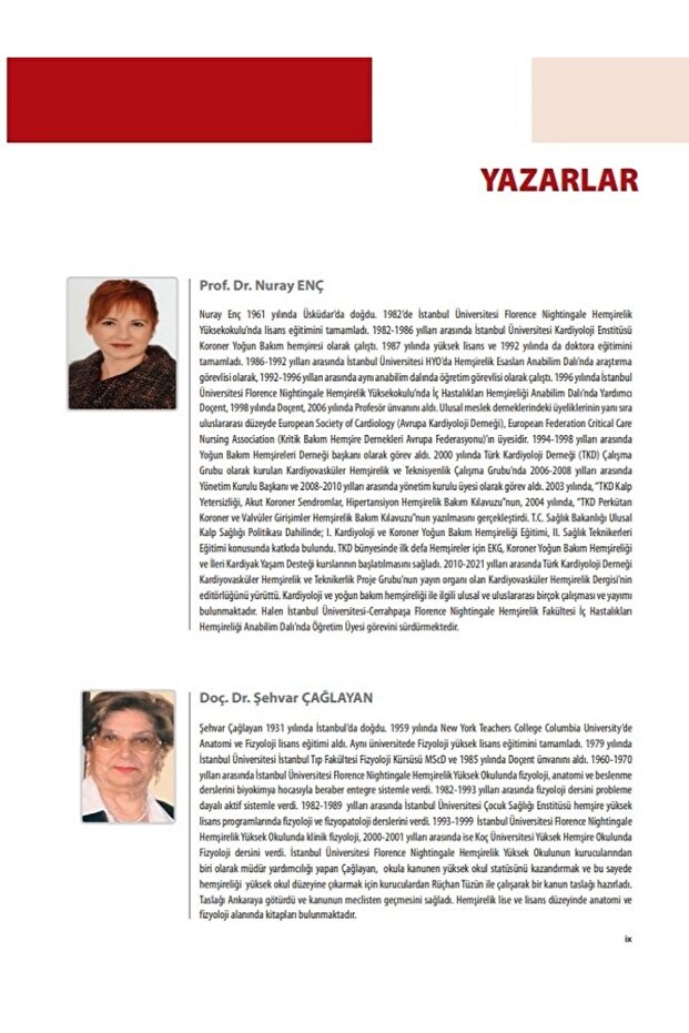 Kardiyovasküler Hemşirelik 2. Baskı - 6