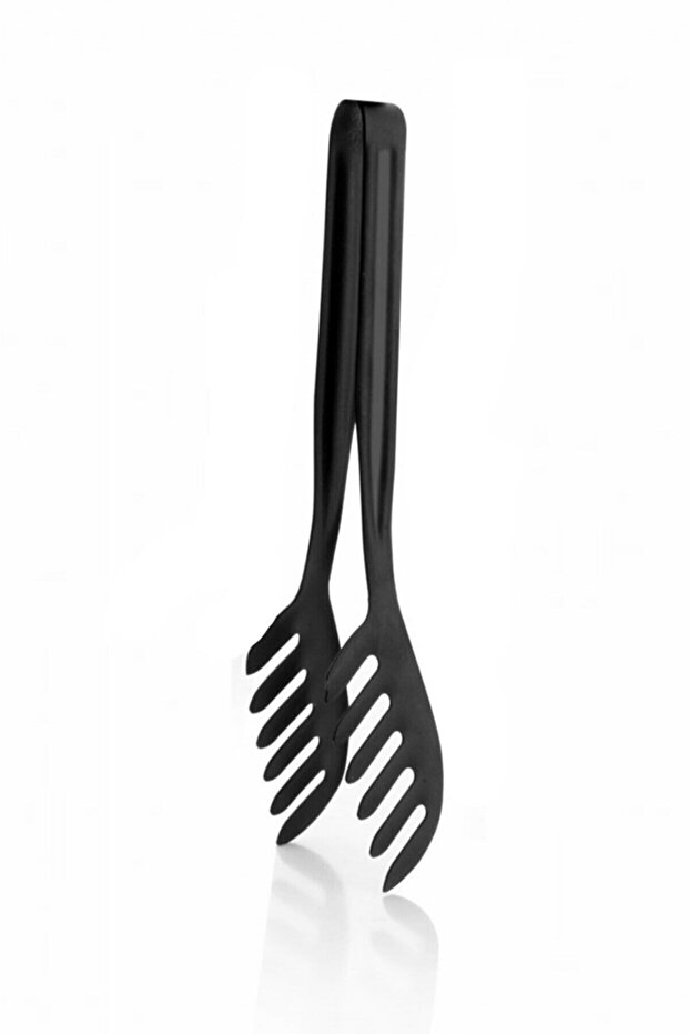 Metal Pasta Tongs Black