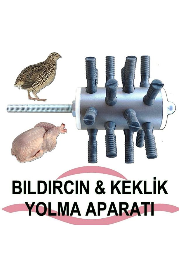 Tavuk + Kuş Tüy Yolma Aparatları Matkap Tutucu Ve Termometreli - 6