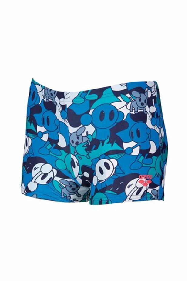 Erkek Çocuk Mavi Camo Kun Yüzücü Mayo 001352700 - 1