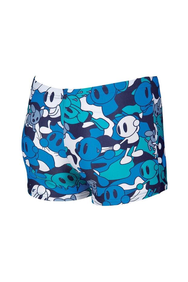 Erkek Çocuk Mavi Camo Kun Yüzücü Mayo 001352700 - 2