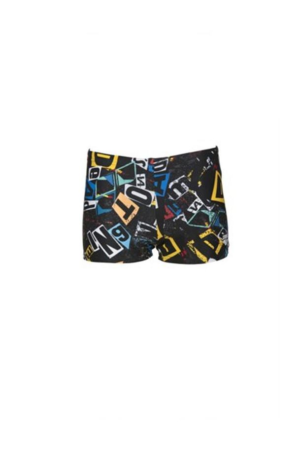 Erkek Çocuk Siyah Desenli Mayo Rowdy Jr Short 001772-510-b - 2