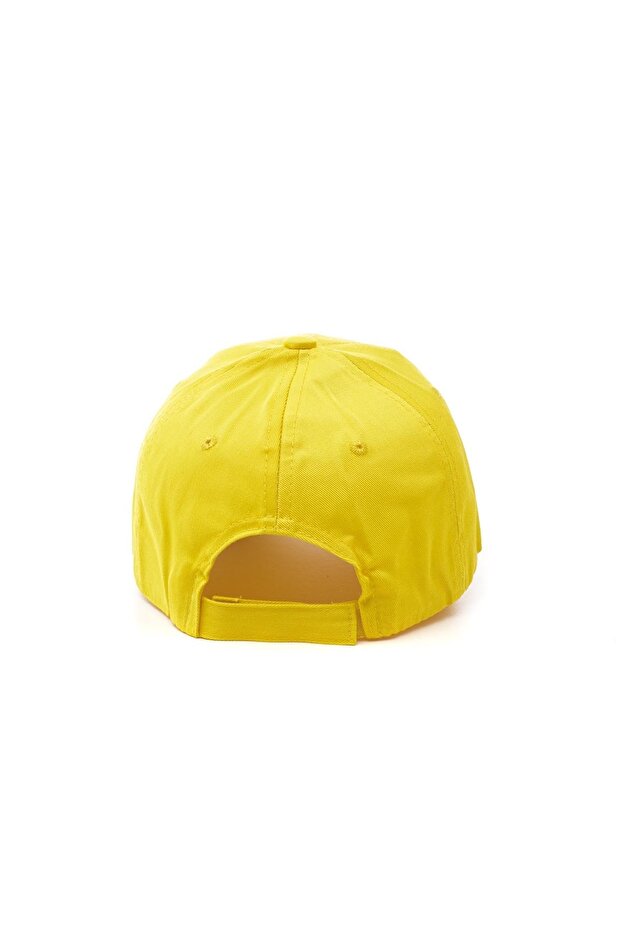 Unisex Sarı Ayarlanabilir Vigante Kep - 4