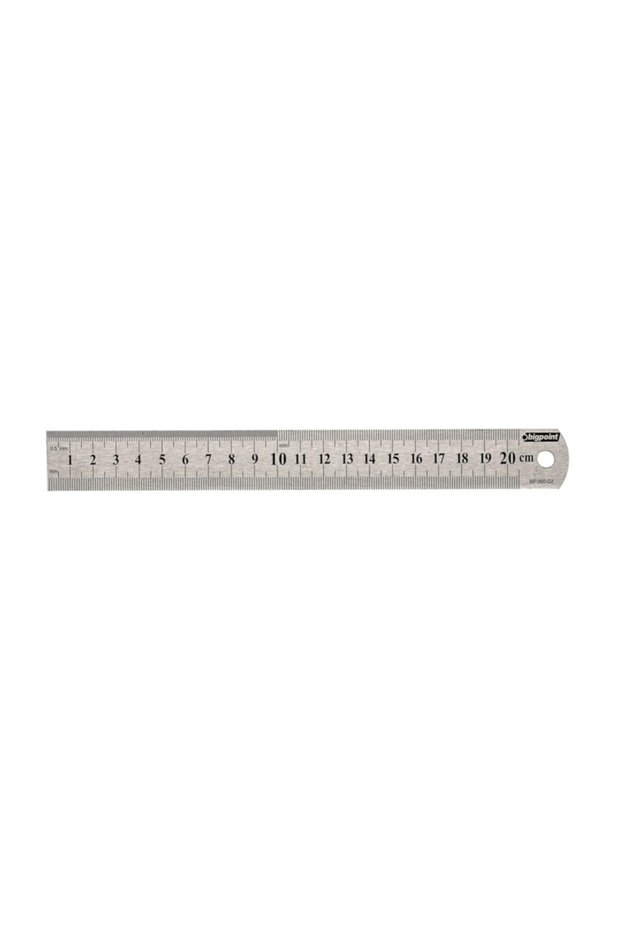 Çelik Cetvel 20 cm 12'li Kutu