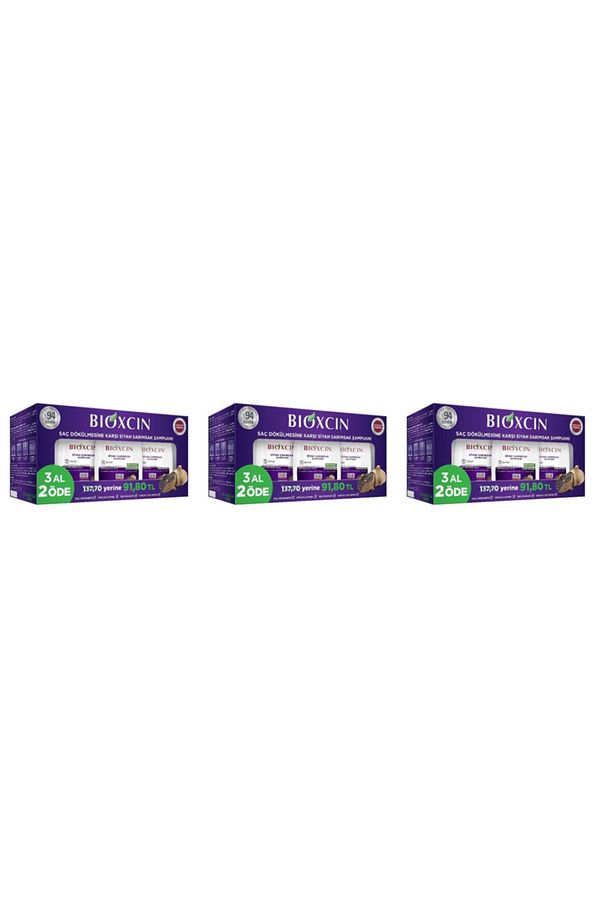 Bıoxcın Siyah Sarımsaklı Şampuan 3 Al 2 Öde 3'lü Paket - 1