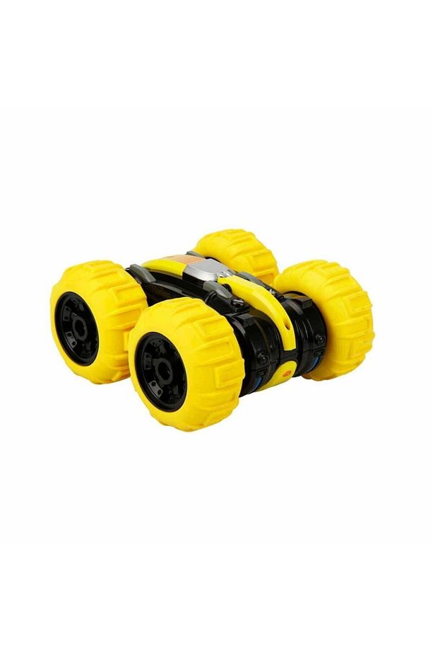 Roll Double 360 Derece Dönen Uzaktan Kumandalı Araba 16 Cm. - Sarı - 2