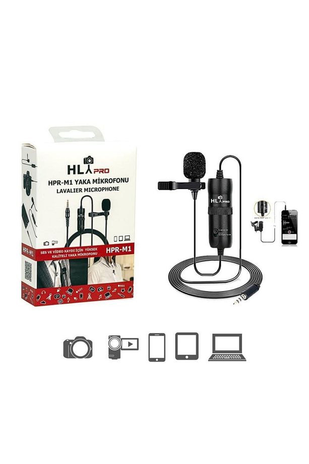 Hpr-m1 Profesyonel Yaka Mikrofonu Youtuber Tiktok Video Mikrofon - 1