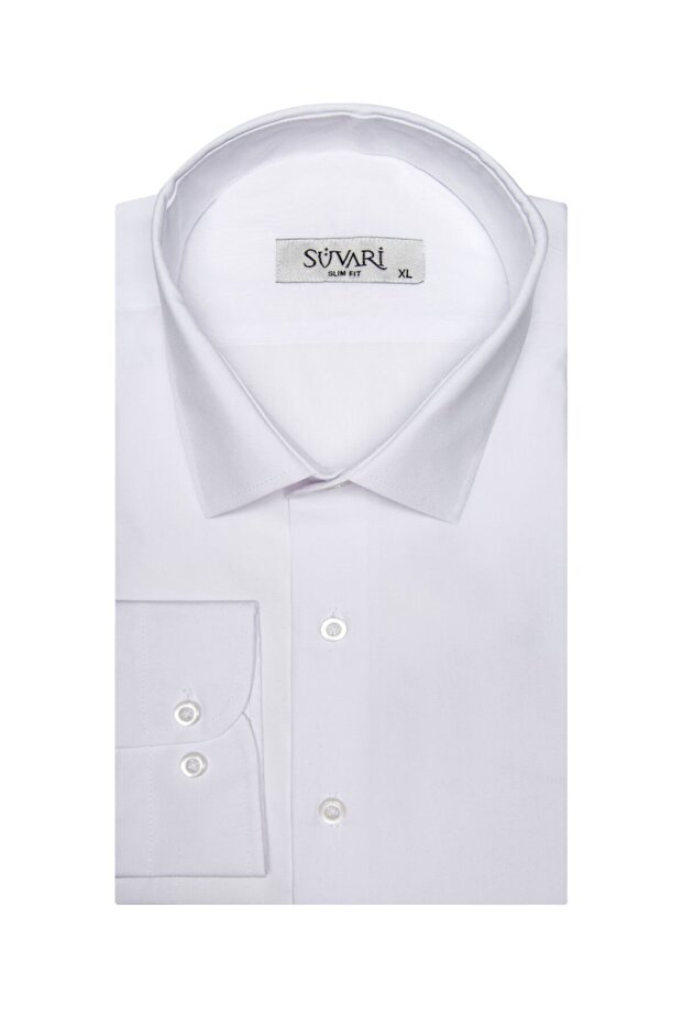 Slim Fit Erkek Gömlek - 1