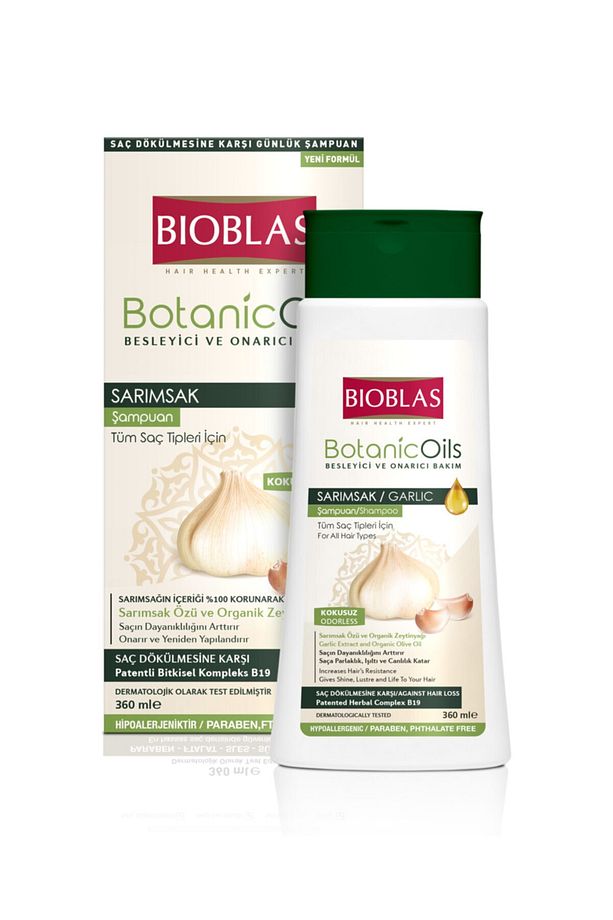Botanic Oils Besleyici Ve Onarıcı Sarımsak Özlü Şampuan 360 ml - Kuru Ve Yıpranmış Saçlar - 1