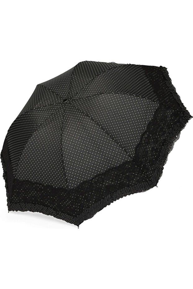 Dantelli Siyah Şemsiye - 1