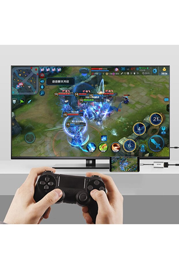 Alpha A20vh 2 In 1 Type-c Hub Hdmı 4k + Vga Çoğaltıcı Adaptör - 3