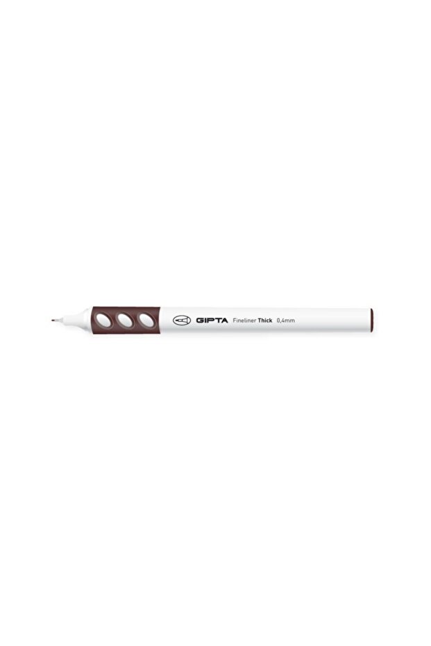 قلم Fineliner سميك 0.4 مم بني داكن