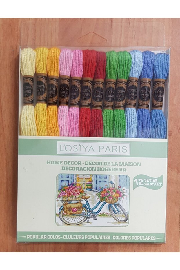 Muline Rope - Cross Stitch Rope Set Consisting of 12 Freckles - (Green Box)
