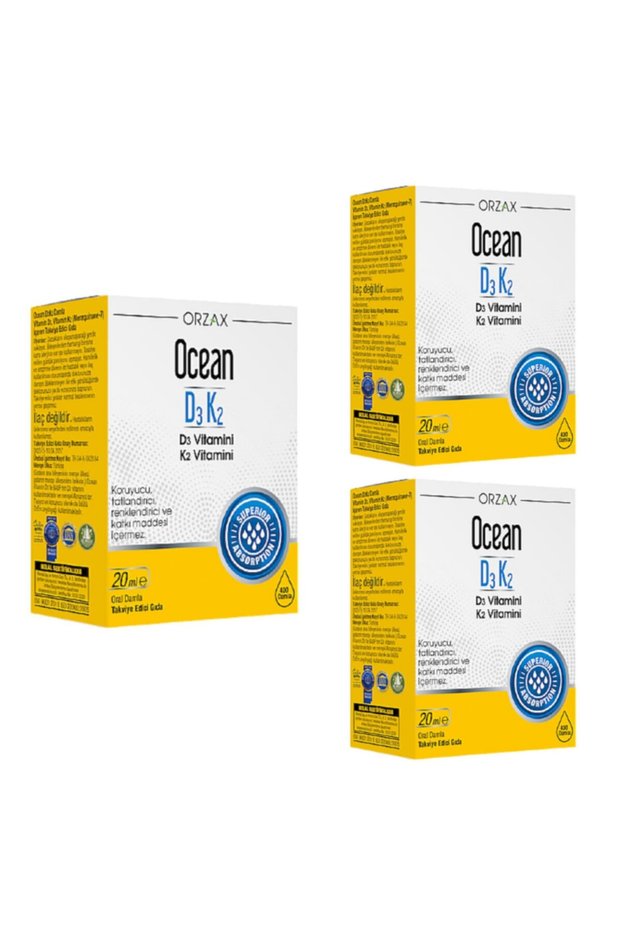 Vitamin D3 K2 - Set of 3