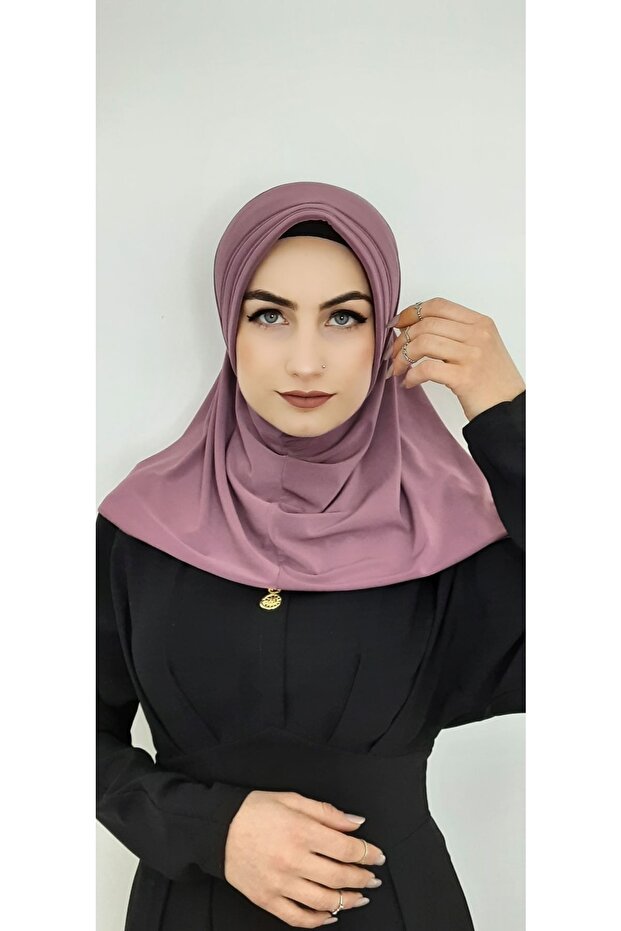 وشاح جاهز موديل عملي لون لافندر