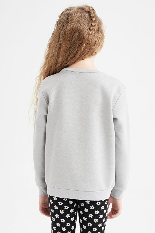 Kız Çocuk Basic Sweatshirt - 3