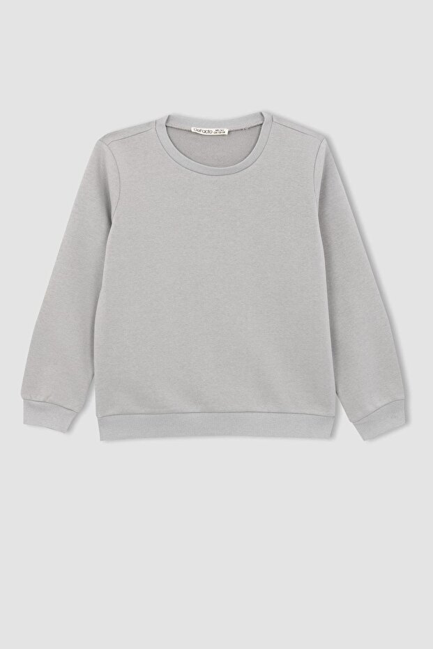 Kız Çocuk Basic Sweatshirt - 4