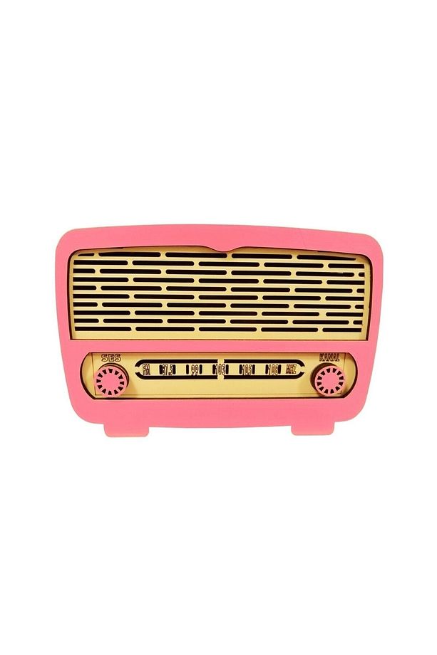 Rustik Ahşap Radyo Kumbara - 6