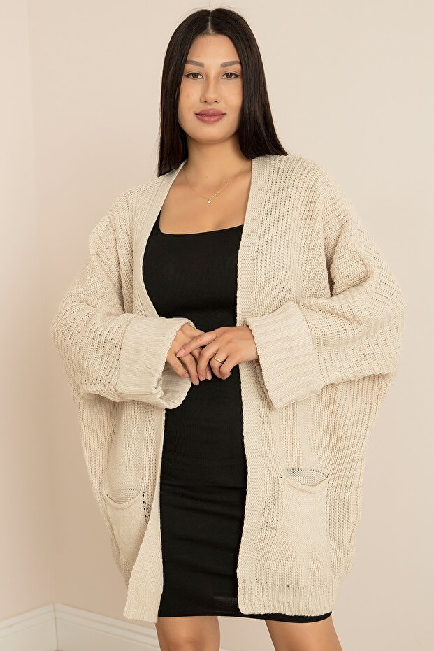 Kolu Manşet Triko Hırka Akr03 - 4