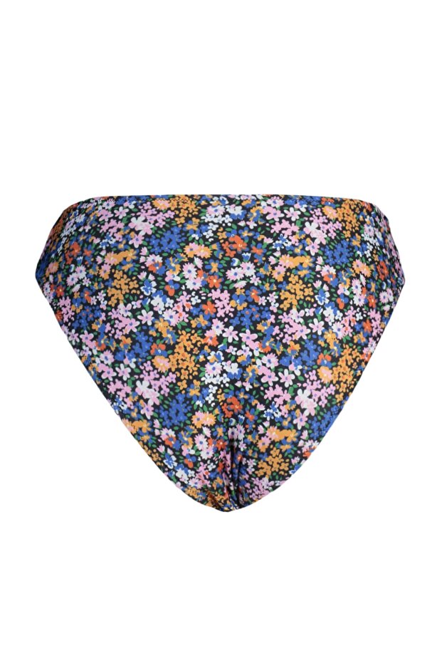 Çiçek Desenli Regular Yüksek Bel Bikini Altı TBESS23BA00152 - 8