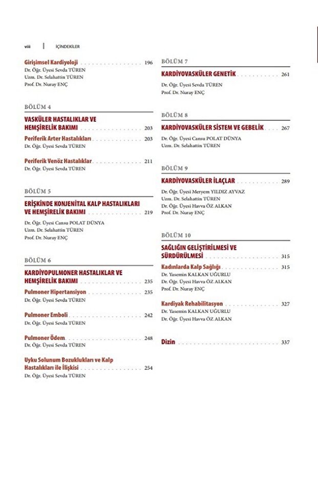 Kardiyovasküler Hemşirelik 2. Baskı - 5