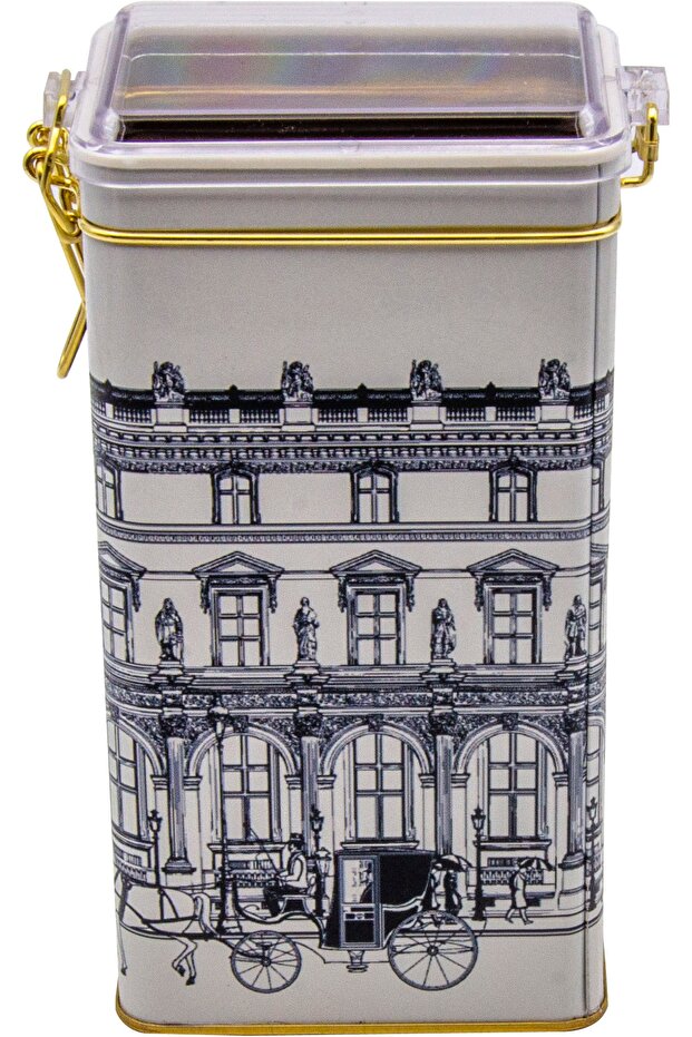 City Patterned Rectangular Metal Storage Container Er053-t9 - 1