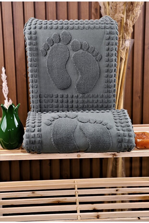 Winter 2-Piece Cotton Mat 50*70 Foot Towel