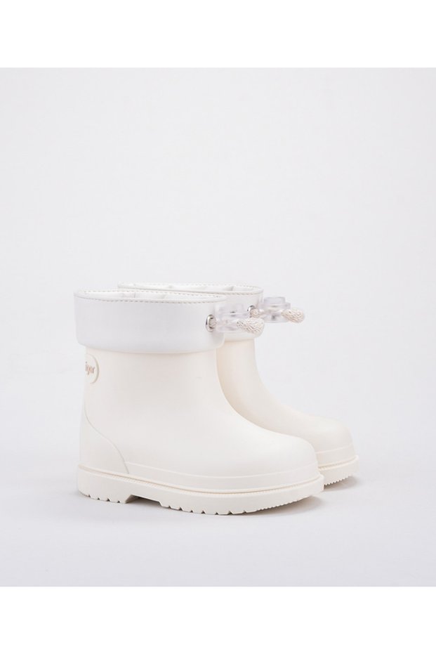 W10257-017 Bımbı Eurı Blanco White Unisex Children's Rain Boots