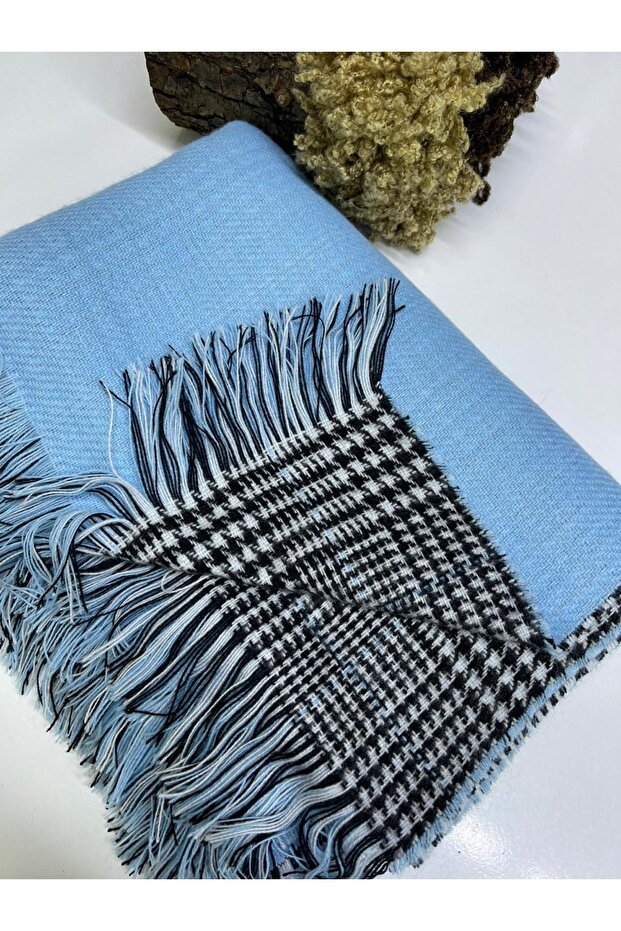 Double Sided Thick Shawl - 1