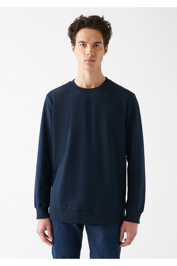 Lacivert Sweatshirt 8808532184 - 3