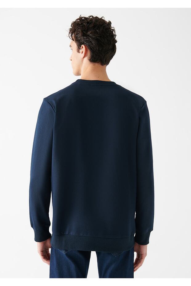 Lacivert Sweatshirt 8808532184 - 4