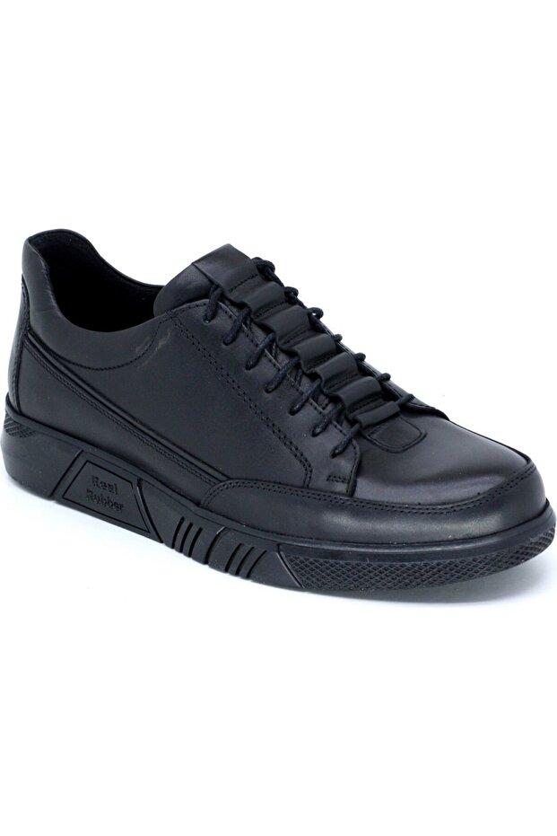 Men's Genuine 100% Leather Thermo Sole Aqua Laceless Soft Sturdy Shoes