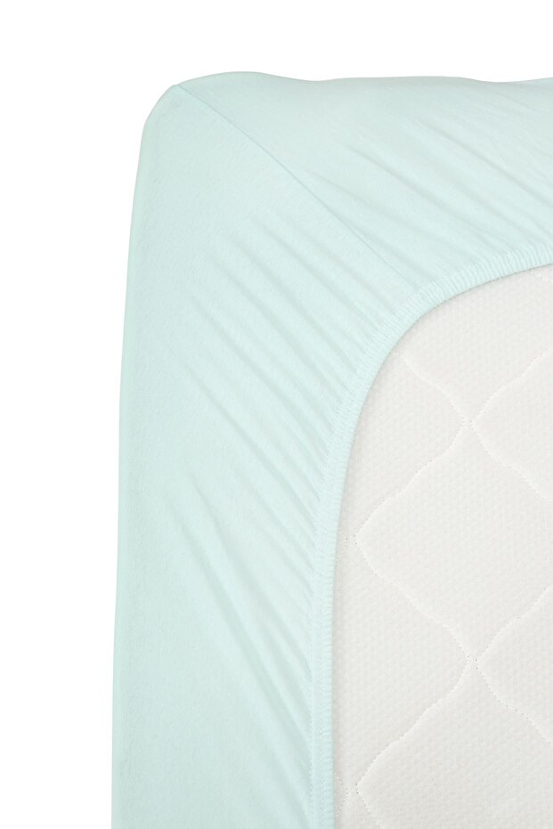 Mint Combed Single Fitted Sheet - 2