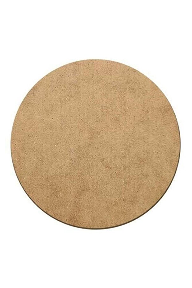 Wooden Charger Plate 12 Pieces 3 Mm Raw MDF 25 Cm Diameter Round Under-Serve Charger