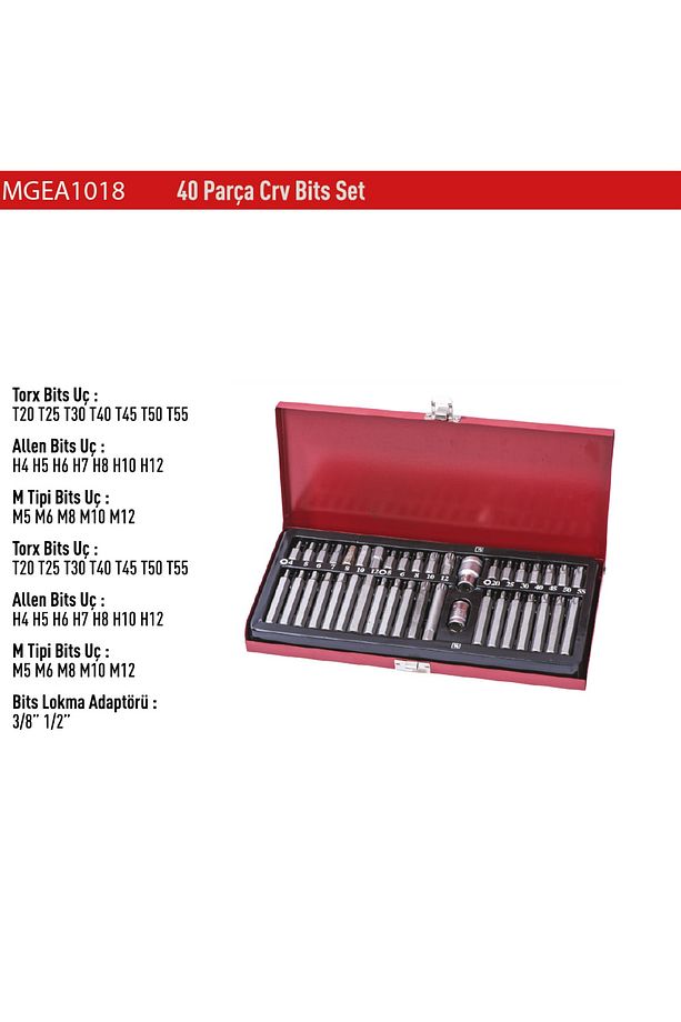 40 Parça Crv Bits Seti Mgea1018 - 2