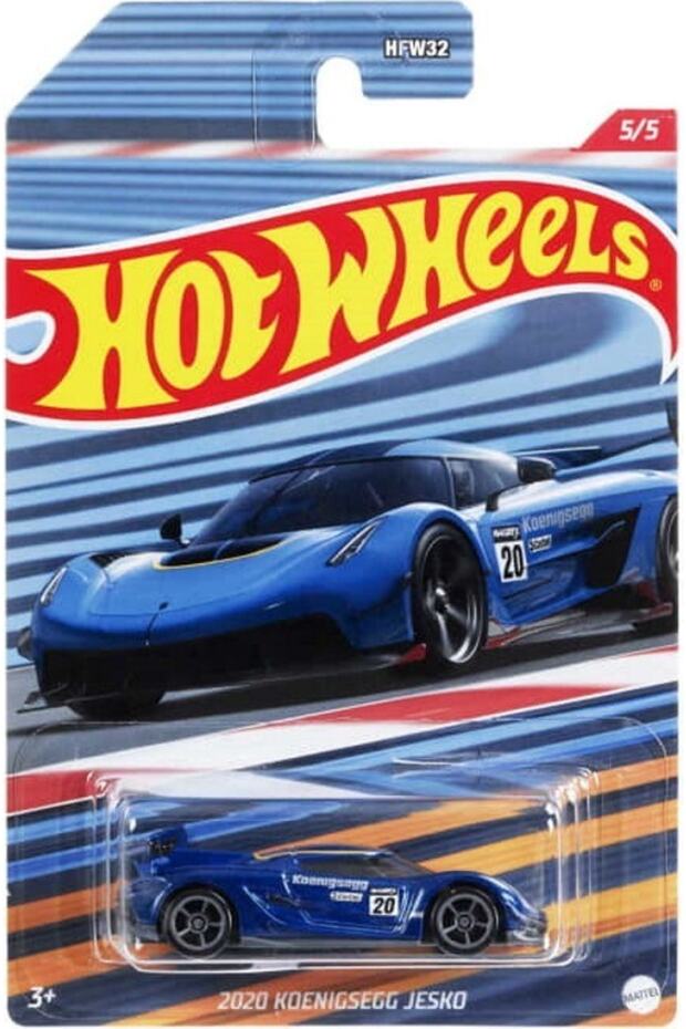 Hotwheels 2020 Koenigsegg Jesko (Racing Circuits 5/5) (Long Card)