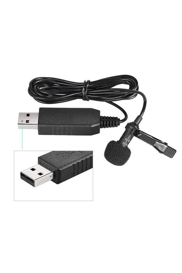 Bilgisayar Laptop Mac Usb Jak Girişli Youtuber Yaka Mikrofonu - 2