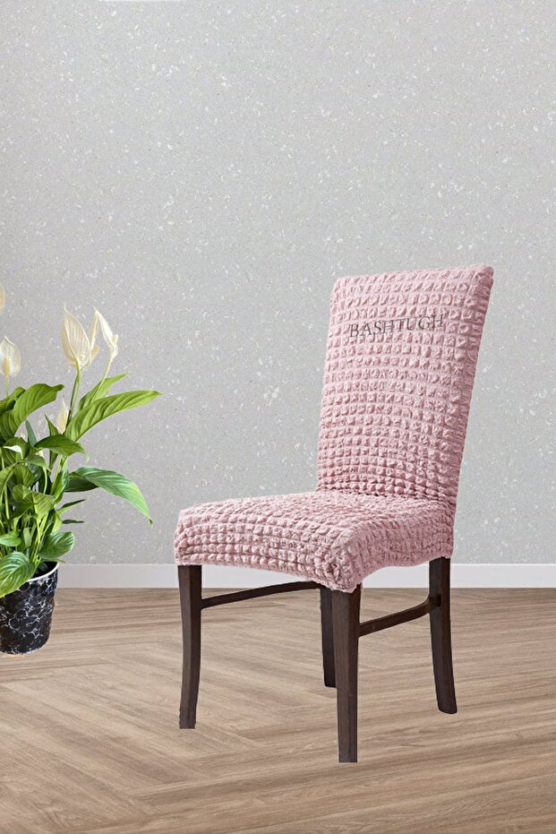 Sandalye Kılıfı Bürümcük Eteksiz Lastikli Yıkanabilir Sandalye Örtüsü Tek Adet. - 1