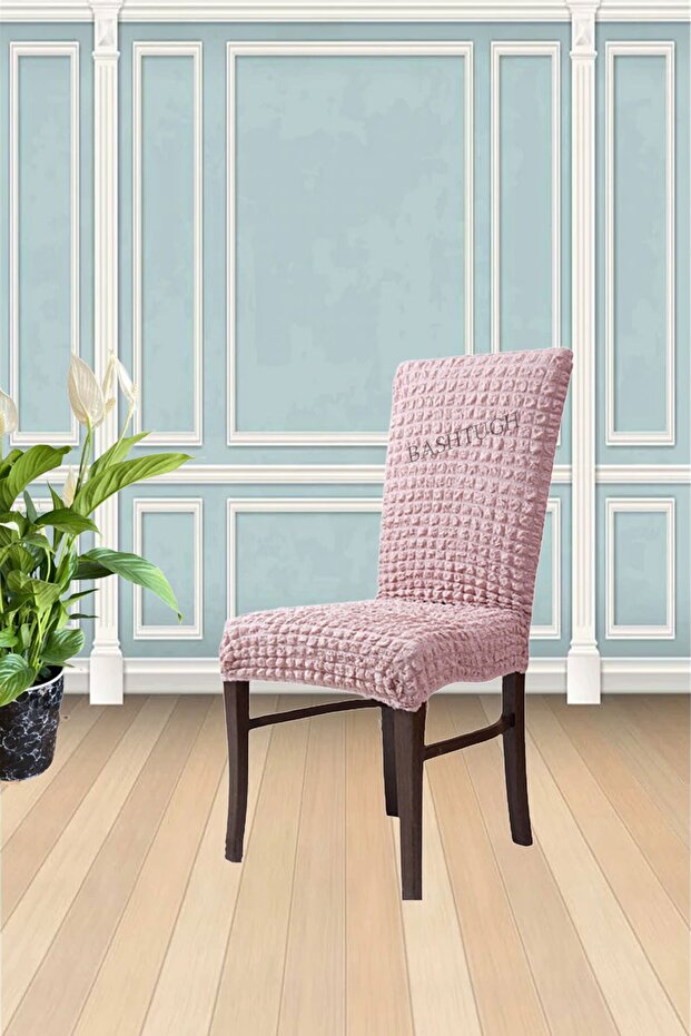 Sandalye Kılıfı Bürümcük Eteksiz Lastikli Yıkanabilir Sandalye Örtüsü Tek Adet. - 2