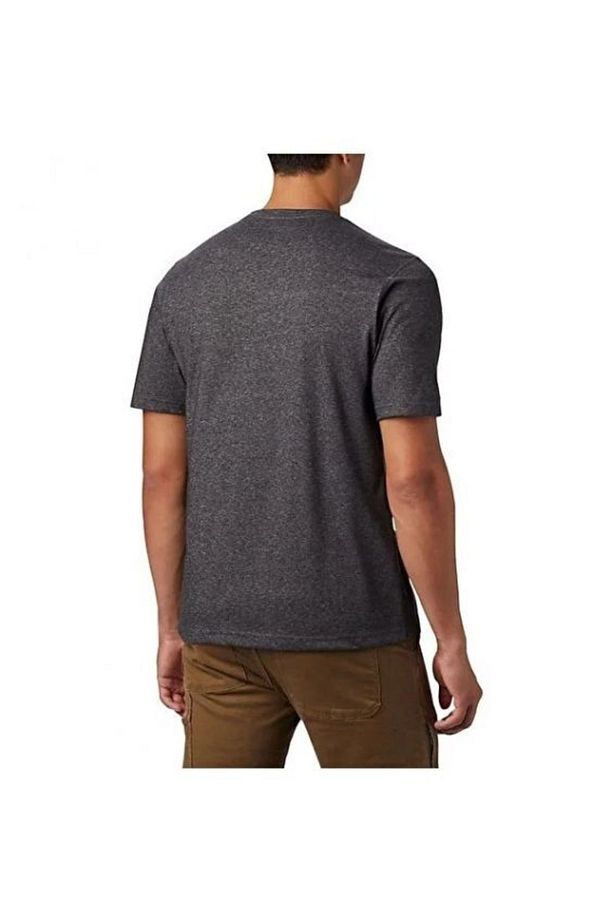 Csc M Basic Sm Logo Brushed Ss Tee Erkek Kısa Kollu Tişört Gri Cs0282-012 - 2