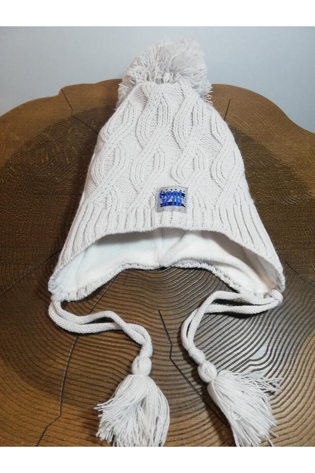 Boy's Inner Fleece Lace-up Beanie 22120-07-075 1-4 Years
